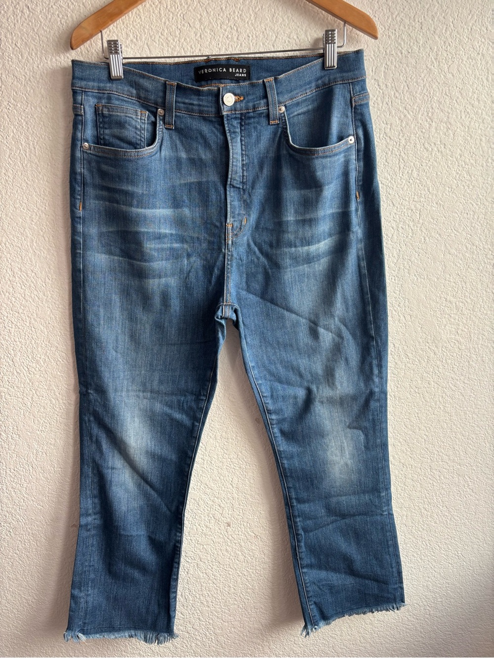 Veronica Beard Carly Kick Flare High Rise Jeans Womens Size 32 14